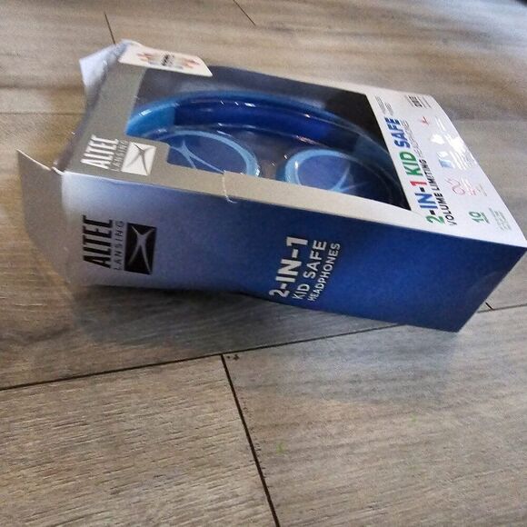 Altec Lansing Kid Safe Hero Blue 2-in-1 Wired & Wireless Over The Ear He… - Picture 7 of 11